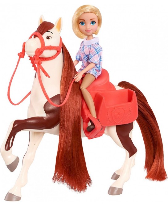 DreamWorks Spirit Riding Free Collector Doll & Horse Abigail & Boomerange $81.48 Dolls