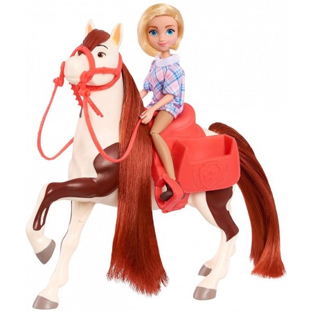 DreamWorks Spirit Riding Free Collector Doll & Horse Abigail & Boomerange $81.48 Dolls