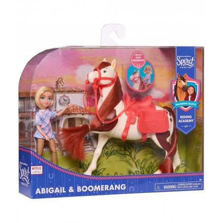 DreamWorks Spirit Riding Free Collector Doll & Horse Abigail & Boomerange $81.48 Dolls