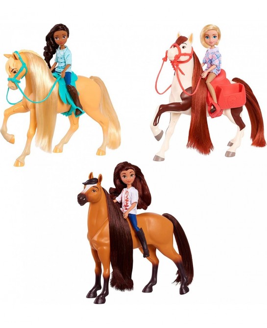DreamWorks Spirit Riding Free Collector Doll & Horse Abigail & Boomerange $81.48 Dolls
