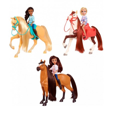 DreamWorks Spirit Riding Free Collector Doll & Horse Abigail & Boomerange $81.48 Dolls