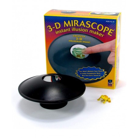 Toysmith: 3-D Mirascope 6" Instant Hologram Image Maker Includes a Plastic Frog to Display and Complete Instructions for Use ...