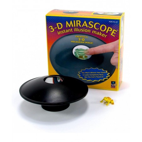 Toysmith: 3-D Mirascope 6" Instant Hologram Image Maker Includes a Plastic Frog to Display and Complete Instructions for Use ...