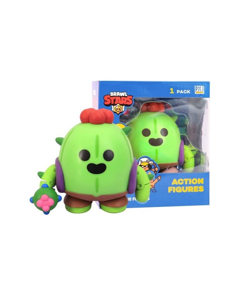 Brawl Stars Action Figure | Spike Cactus Figure | 4.5-Inch-Tall Collectibles | Brawl Stars Toy Figurine| Ofically Licensed To...