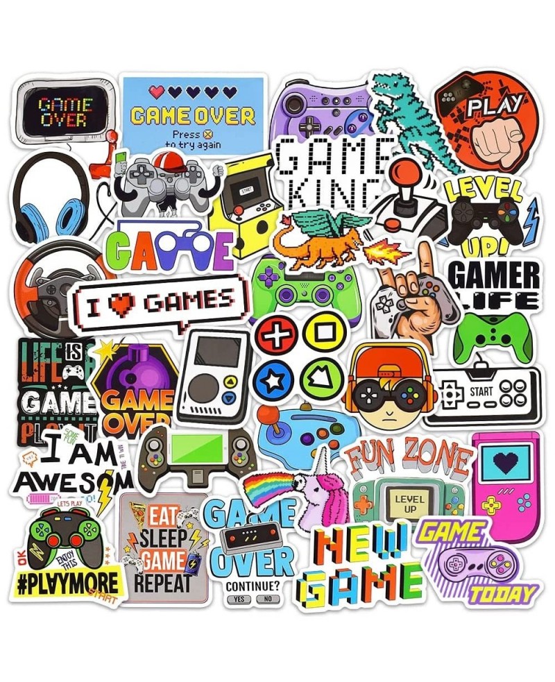 Gaming Stickers for Kids Water Bottles Video Gamer Stickers for Laptop Game Reward Vinyl Stickers Pack for Teachers $14.91 Ki...