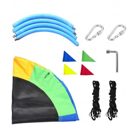 Saucer Swing for Kids Outdoor with Handle - Round Outdoor Swings for Swingset - Large Tree Swings for Children with Hanging K...