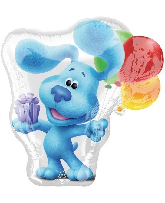 Blue's Clues 1st Birthday Party Supplies Blue the Dog Table Topper Balloon Bouquet Decorations $42.70 Kids' Party Decorations
