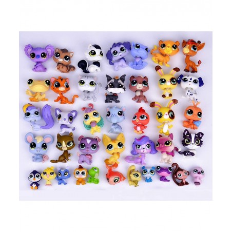 20 PCS/Bag of littiest pet Shop Toys Cute Cats Dogs Whales Pony Action Figures Gifts Suitable for Girls $62.53 Kids' Play Ani...