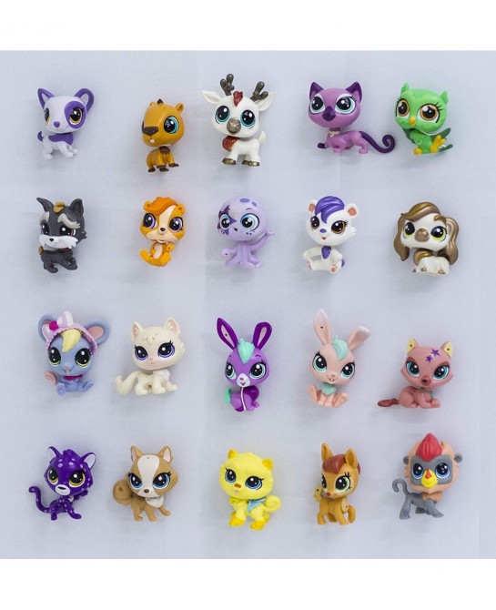 20 PCS/Bag of littiest pet Shop Toys Cute Cats Dogs Whales Pony Action Figures Gifts Suitable for Girls $62.53 Kids' Play Ani...