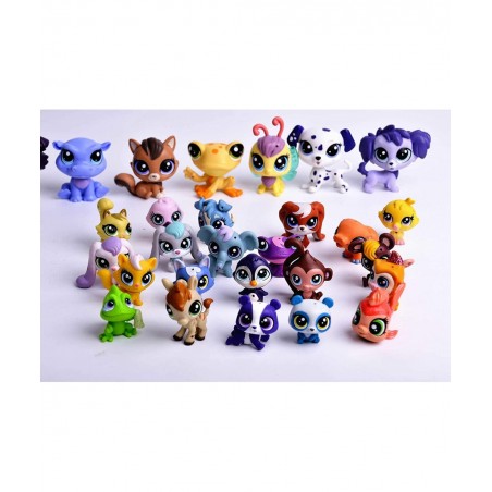 20 PCS/Bag of littiest pet Shop Toys Cute Cats Dogs Whales Pony Action Figures Gifts Suitable for Girls $62.53 Kids' Play Ani...
