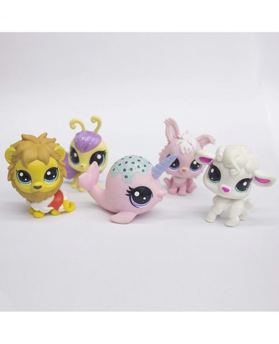 20 PCS/Bag of littiest pet Shop Toys Cute Cats Dogs Whales Pony Action Figures Gifts Suitable for Girls $62.53 Kids' Play Ani...