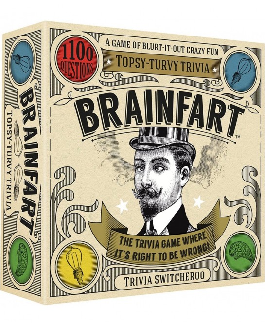 Brainfart Topsy Turvy Trivia Game $33.20 Board Games