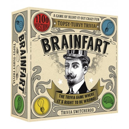 Brainfart Topsy Turvy Trivia Game $33.20 Board Games