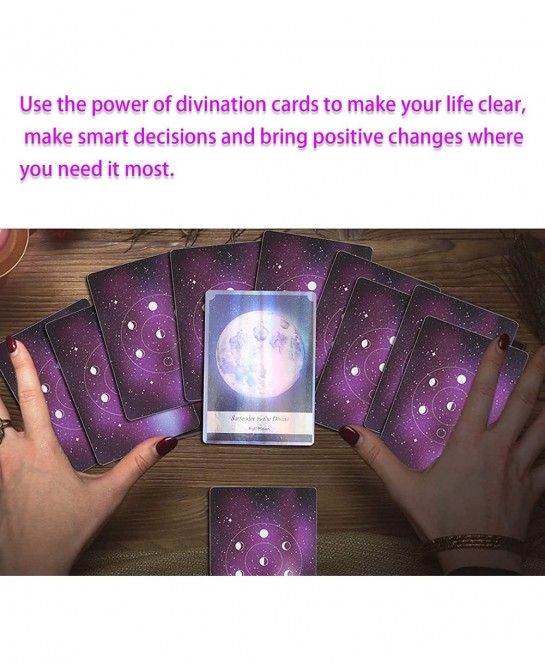 Tarot Cards Deck Classic Fate Divination Fortune Telling Tarot Deck Board Game Mini Hologram Paper English Divination Cards I...