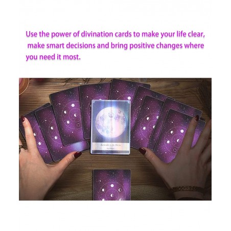 Tarot Cards Deck Classic Fate Divination Fortune Telling Tarot Deck Board Game Mini Hologram Paper English Divination Cards I...