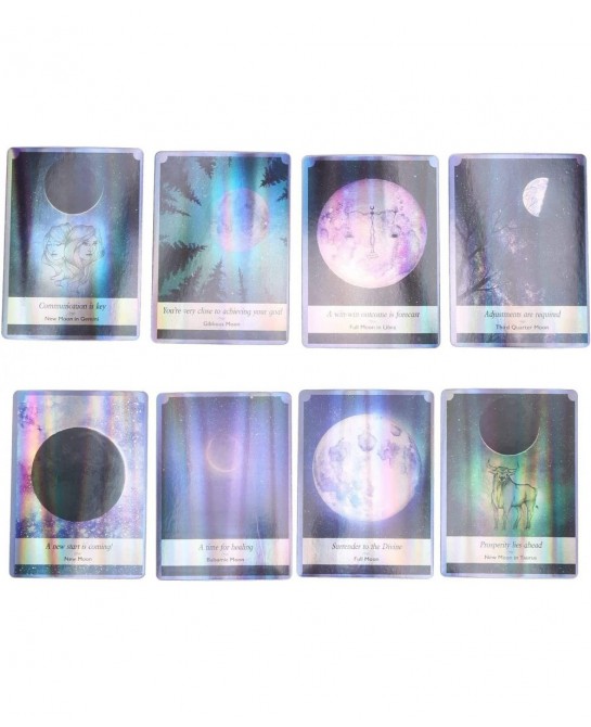 Tarot Cards Deck Classic Fate Divination Fortune Telling Tarot Deck Board Game Mini Hologram Paper English Divination Cards I...