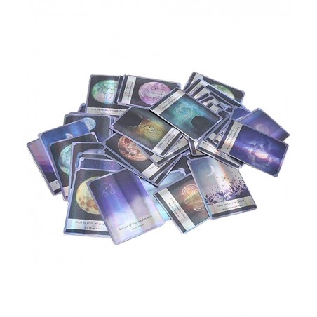 Tarot Cards Deck Classic Fate Divination Fortune Telling Tarot Deck Board Game Mini Hologram Paper English Divination Cards I...