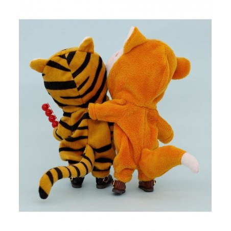 Tiger Suit Onesies 1/12 BJD OB11 Doll 4.3 inches (11 cm) Figure Accessory (D) $23.81 Doll Accessories