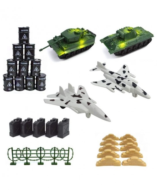 250PCS Army Men Military Set Military Figures and Accessories with Hand Bag World War II Army Men Toys for Boys $42.75 Play F...