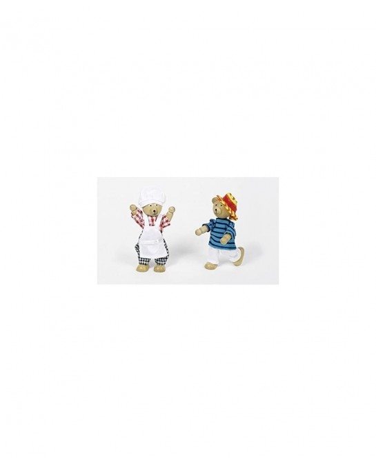 Flexible Puppets Bears Benna & Bennoh with Wardrobe Doll Multicolor (51914) $68.11 Hand Puppets