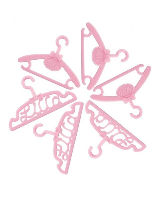60 Pcs Mini Doll Clothes Hangers Plastic Mixed Little Hangers Doll Clothes Accessories for 11.5 inch Doll $16.60 Doll Accesso...
