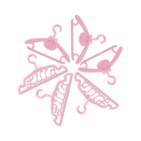 60 Pcs Mini Doll Clothes Hangers Plastic Mixed Little Hangers Doll Clothes Accessories for 11.5 inch Doll $16.60 Doll Accesso...