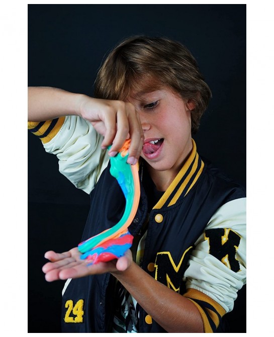 Fluffy Slime Mad Lab Puffy Fluff Stuff Dough (1 Pack) 4 Colors Super Soft Cloud Slime and Non-Sticky Fidget for Kids & Adult ...