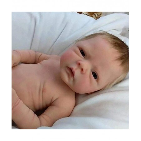 Reborn Baby Dolls Boys 18 Inch Reborn Baby Dolls Boy Vinyl Silicone Body Boy Reborn Baby Dolls with Clothes and Bottles Boy f...