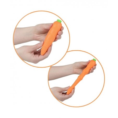 Stretchy Carrot Toys for Kids Set of 2 Stress Relief Fidget Sensory Toys for Autistic Children Anxiety and ADHD Squeeze Toys ...