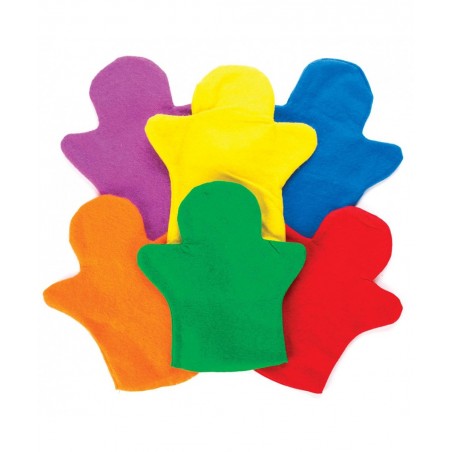 E9903 Make Your Own Puppet - Pack of 6 Felt Crafts for Children to Paint Personalise and Use for Arts Projects $17.56 Hand Pu...