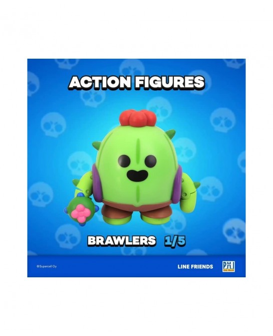 Brawl Stars Action Figure | Spike Cactus Figure | 4.5-Inch-Tall Collectibles | Brawl Stars Toy Figurine| Ofically Licensed To...