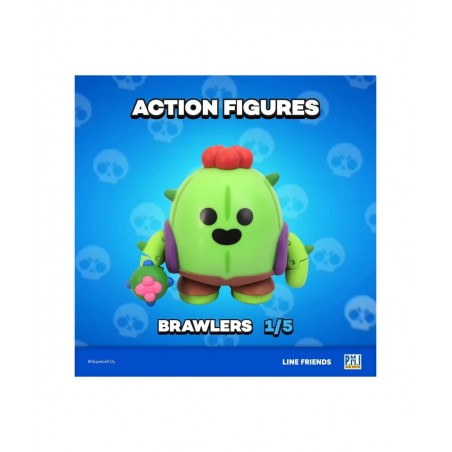 Brawl Stars Action Figure | Spike Cactus Figure | 4.5-Inch-Tall Collectibles | Brawl Stars Toy Figurine| Ofically Licensed To...