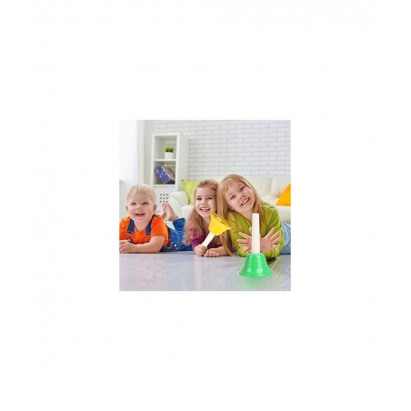 Handbells 8 Note Hand Bells Set with Songbook Early Learning Toys for Toddlers Percussion Instrument for Birthday Classroom P...