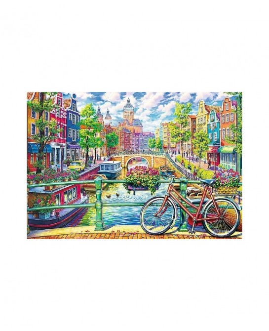 1500 Piece Jigsaw Puzzles Amsterdam Canal Colorful Puzzle of The Netherlands European Puzzle Adult Puzzles 26149 $20.91 Jigsa...