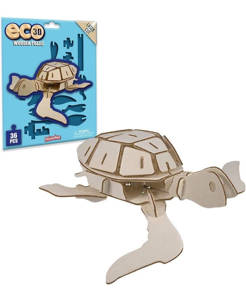 Sea Turtle from Deluxebase. DIY Wooden Model Craft kit for Boys and Girls Made from FSC Sustainable Wood $15.32 3-D Puzzles