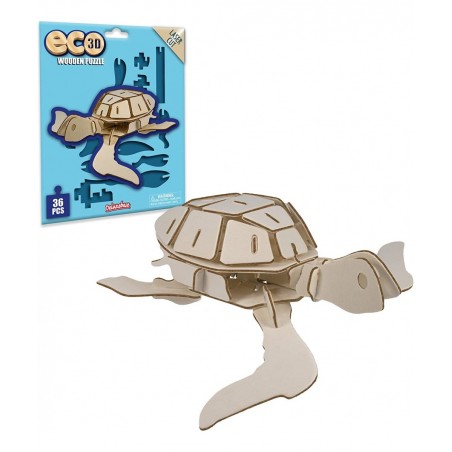 Sea Turtle from Deluxebase. DIY Wooden Model Craft kit for Boys and Girls Made from FSC Sustainable Wood $15.32 3-D Puzzles