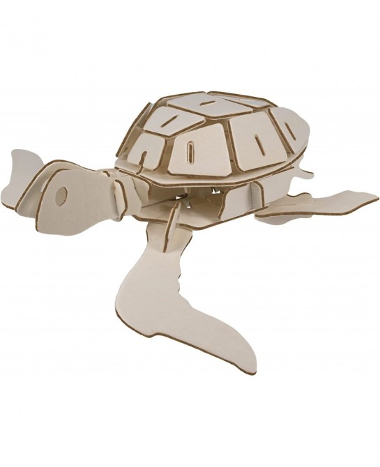 Sea Turtle from Deluxebase. DIY Wooden Model Craft kit for Boys and Girls Made from FSC Sustainable Wood $15.32 3-D Puzzles