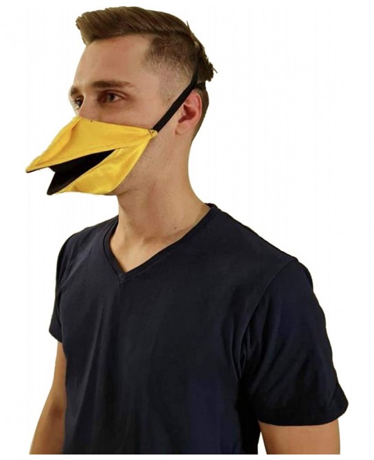 Duckbill Mask Handmade Duck Mask Halloween Bird Beak Mask Talking Face Cover Open and Close $24.17 Kids' Dress-Up Accessories