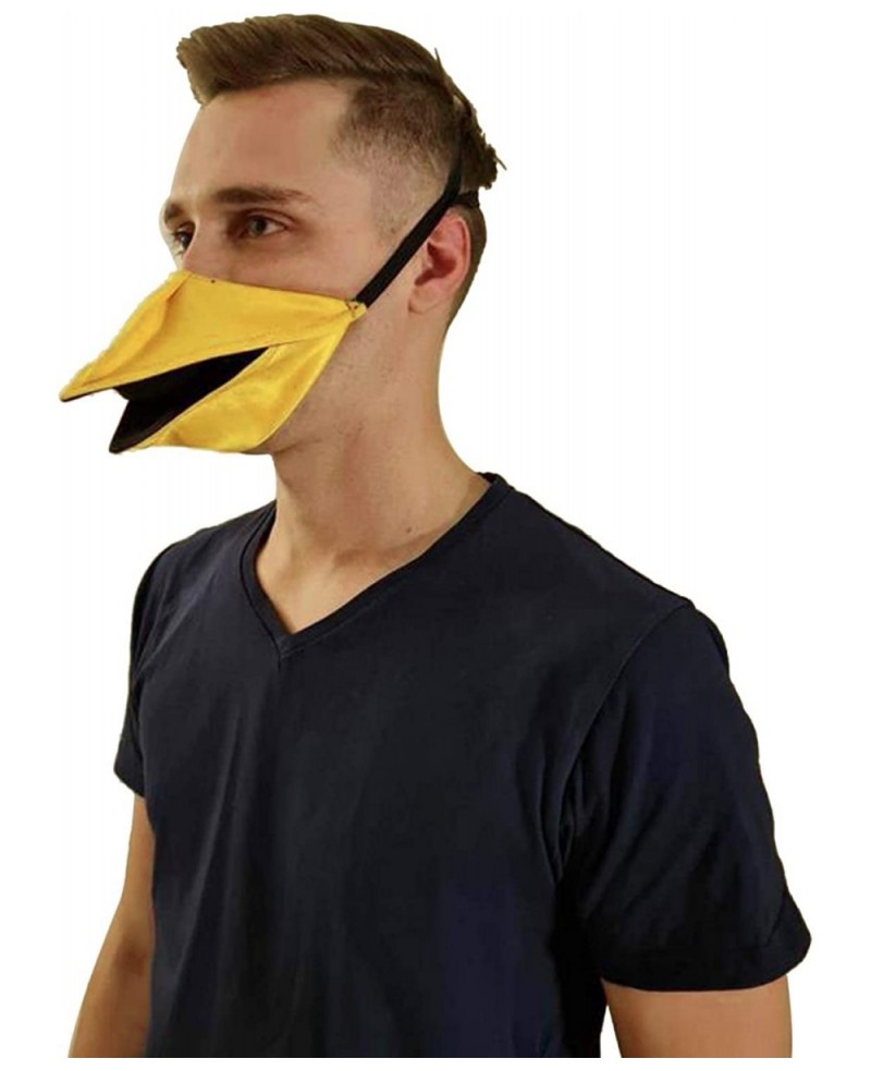 Duckbill Mask Handmade Duck Mask Halloween Bird Beak Mask Talking Face Cover Open and Close $24.17 Kids' Dress-Up Accessories