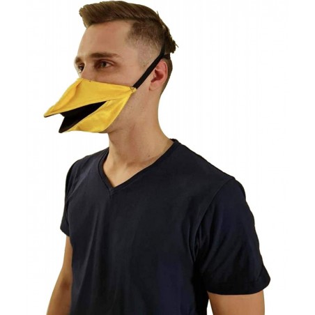 Duckbill Mask Handmade Duck Mask Halloween Bird Beak Mask Talking Face Cover Open and Close $24.17 Kids' Dress-Up Accessories