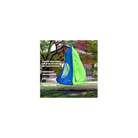 Kids Hanging Swing Tent Cover-Waterproof Hammock Chair Play House Castle Nest for 40in Round Saucer Nest Disc Rope Ceiling Tr...