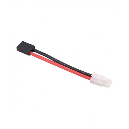 3pcs Compatible with TRX Style Female to Big Tamiya Male Connector Adapter 12awg 4in Wire for Lipo/NiMH RC Battery ESC(C66-3)...