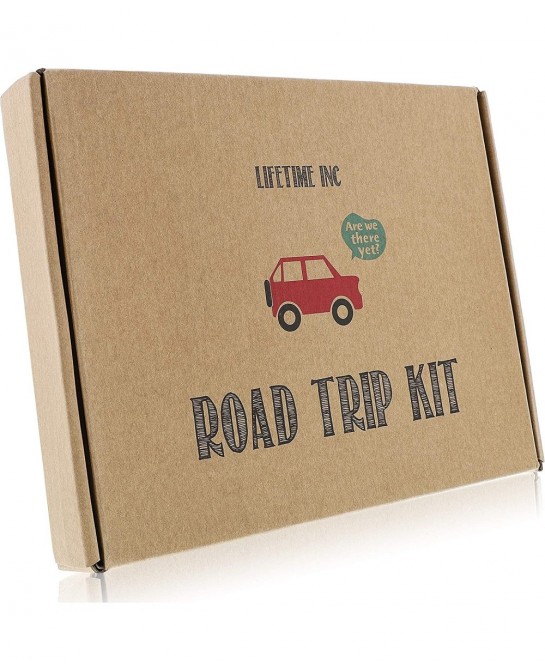 Road Trip Travel Games Activities - Dry Erase Countdown Cards Map Reusable Markers Car Games On The Go for Family Kids Teen G...