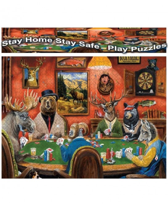 Jigsaw Puzzles 1000 Pieces Puzzle for Adults and Couples Gift for Adults and Kids TNYGoods (Animal Play Card) $29.42 Jigsaw P...