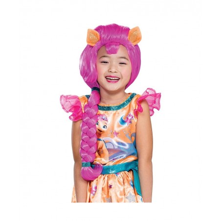 Sunny Starscout Wig Official My Little Pony Costume Hair Accessory Single Kids and Teens Size Costume Wig Multicolored $25.29...