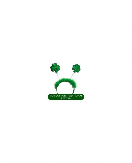 St Patricks Day Costume Accessories Shamrock Green Headband Green Sunglasses $22.58 Kids' Dress-Up Accessories