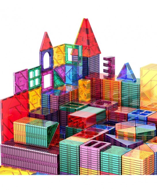 Magnetic Tiles 102PCS Kids Magnet Toys for 3+ Year Old Boys and Girls STEM Magnetic Blocks Educational Construction Gift for ...