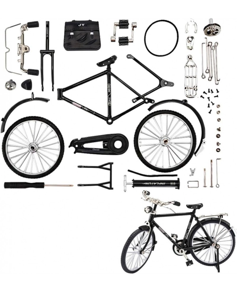 51 PCS DIY Retro Bicycle Model Ornament For Kids Vintage Metal Bicycle Ornaments DIY Bicycle Model Scale Iron Art Tabletop Or...
