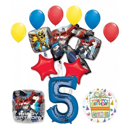 Mayflower The Ultimate Transformers 5th Birthday Party Supplies and Balloon Decorations $42.16 Kids' Party Decorations