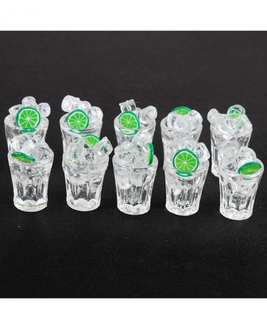 10PCS Minisature Scale Ice Cup for Dollhouse Kitchen Room $21.34 Dollhouse Accessories